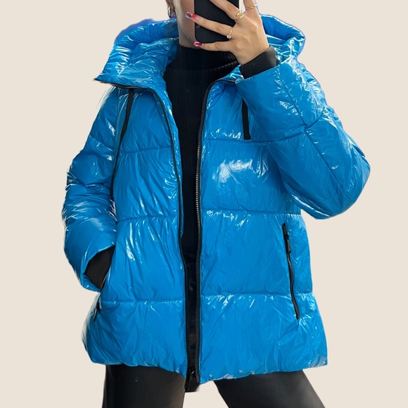 Sam Edelman Blue Puffer - Picture 1 of 3